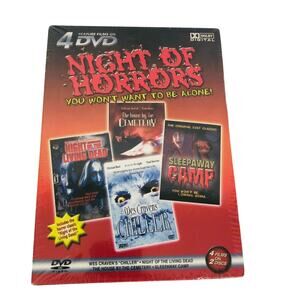 Night‎ of Horrors 4-Film Collection (DVD, 2003, 2-Disc Set) NEW Factory Sealed!